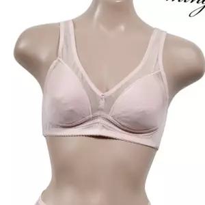노몰드 브라속옷 브래지어 여자속옷 여성속옷 매쉬라인 부라자 브래이지어 B컵 브라