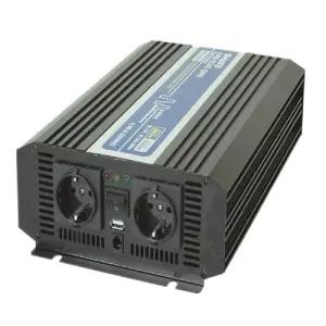 -12V DC AC 인버터 IVT-2000A DC12V 2000W (1EA)배터리 차량용 유사계단파 정현파 12V 교류 변압기 캠핑용