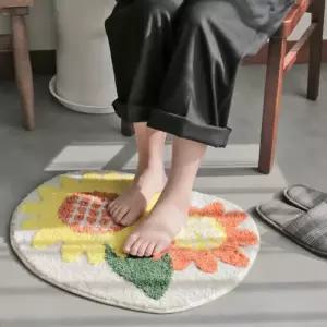 감성 인테리어 발매트 해바라기 듀오플라워