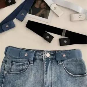 논버클 버클 없는 벨트 무압박 고무줄 벨트 캐주얼 탄성 청바지 버클없는벨트 고무줄벨트