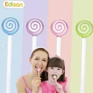 유아 혀 클리너 부드러운 실리콘 휴대용 어린이 혀 클리너 설태 백태 제거 항균 스크래퍼 제거기 이물질