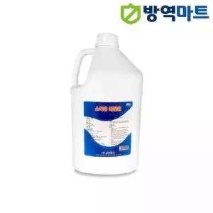 에탄올 83% 손소독기 리필용 기구 손잡이 공간소독용 알콜 업소용 식탁 의자 소독제 4L