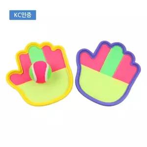 키더스 캐치볼 미트 스포츠게임 찍찍이 글러브 벨크로 캐치볼게임 공던지기 그립볼 손바닥