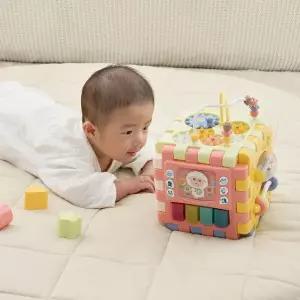 [하베브릭스][27년 양 에디션] 하베브릭스 국민육아템 6in1 변신큐브 감각발달 터미타임 아기장난감