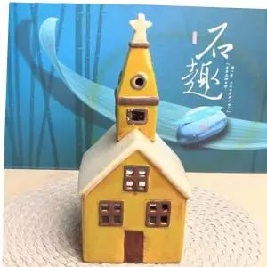 유럽풍 미니하우스 캔들홀더/장식소품(교회)
