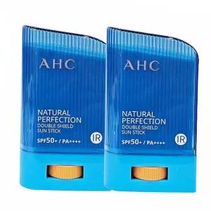 끈적임없는 AHC 내추럴 퍼펙션 더블 쉴드 선스틱 x 22g 2ea