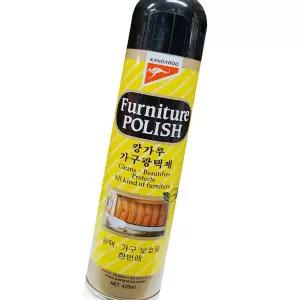 캉가루 가구광택제 420ml 레몬향 왁스 코팅 원목 마루 목재 장농 먼지제거 얼룩 나무