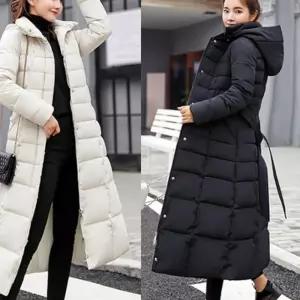 여자 아우터 롱패딩 퍼 후드 탈부착 데일리 점퍼 여성패딩 여성잠바 z-WD5C806