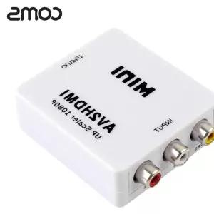 COMS 3RCA AV to HDMI 신호 변환기 컨버터 영상편집 h-WE9012E