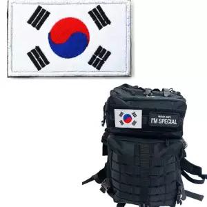 백팩 와펜 가방 액세서리 패브릭 태극기 자수 패치 q-WACD327