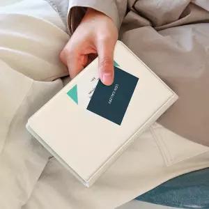다유샵 명함홀더 명함정리함 크림색 카드보관함 사무용품
