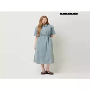 시슬리 슬라브 데님 원피스 SAOP70541