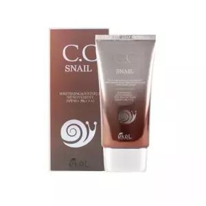 씨씨크림 이켈 톤업크림 SPF50+-PA+ CC 스네일 비비크림 올레이디 50ml 달팽이