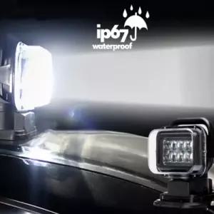 12V-24V 리모트 컨트롤 회전 50W LED써치라이트