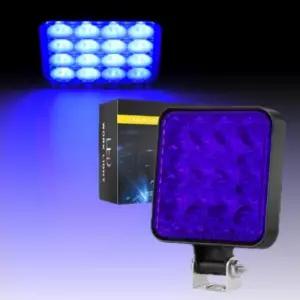 12V MINI 16SMD 48와트 LED써치라이트 블루