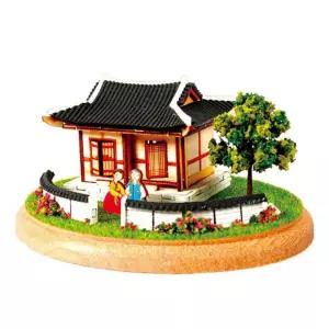 디오라마 영공방 미니하우스 (YM984) 기와집