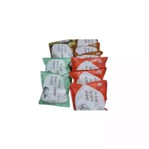 고수록 4종떡세트100개(검정깨두텁떡2봉+콩고물찹쌀떡3봉+생모시두텁떡3봉+검정깨인절미2봉)