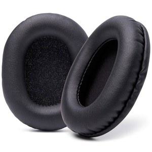 WC PADZ MDR7506 - 소니 MDR 7506용 교체용 이어패드 | WICKED CUSHIONS 제조 V6 및 CD900ST에도 호환됩니다. 부드러운 가죽 고급 메모리 폼 에어위브 원단 블랙