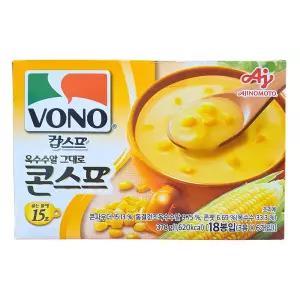 코스트코 보노 옥수수알 콘스프 21G X 18봉입