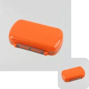 제이커 수납함 케이스 날 산업용품 폴더접이식 나사 공구함 다용도 오렌지 PVC 6단 coms
