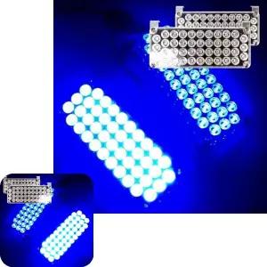 뮤 12V 싸이키경광등 캠핑라이트 낚시 LED 바이크램프 써치 서치 42발 조명 전구 블루