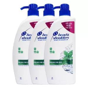 [하프클럽/셀러허브_뷰티]헤드앤숄더 쿨 멘솔 샴푸 850ml x3