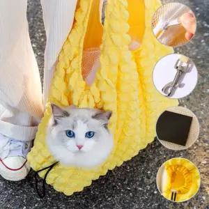 욜리 강아지 산책용 산책 가방 소프트켄넬 고양이 슬링백 반려견 애견 이동가방 이동장 펫