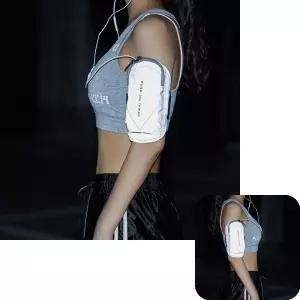 파인테라 암밴드 스마트폰 러닝 벨트 스포츠 런 키밍 스카치 빛반사