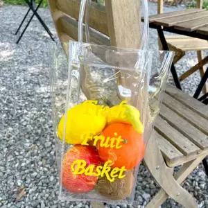 쿨러백 투명 칠링백 샴페인 35cm 보냉백 와인 pvc
