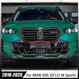 자동차 그릴망 튜닝 BMW 호환 G05 G18 LCI X5 M 스포츠 -2025 프론트 범퍼 X5M 스타일 레이싱 라디에이터