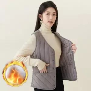 수면조끼 여성 조끼 패딩 간절기 경량 누빔 퀼팅 포켓 베스트