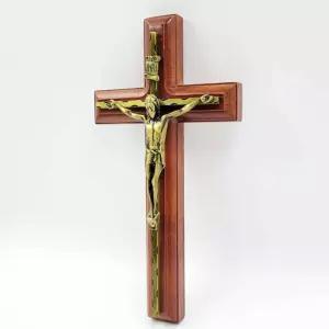 벽걸이 원목 황동 예수님 십자가 성당 기독교 님십자가 나무 가정용 교회 우드