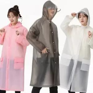 야외용 남녀공용 예쁜 판초 레인코트 다용도 비옷