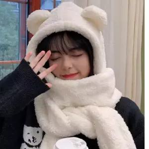 후드 곰돌이 PA 난방용품 머플러 스키장 후리스