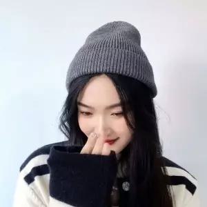 ( )여자 데일리 비니 그레이 커플 짧은