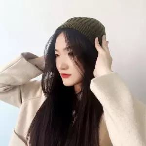 ( )여자 데일리 숏비니 카키 커플 짧은