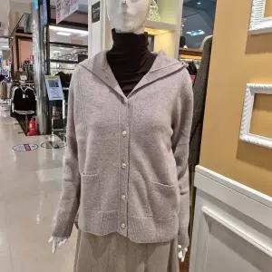 [BCBG]겨울25 울렌 버턴업 후드 가디건 B5D9K103