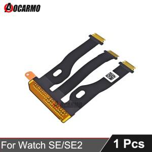 Apple Watch SE 용 Aocarmo 40mm 44mm LCD 화면 연결 플렉스 케이블 수리 교체 부품