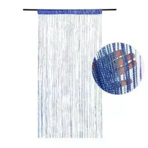 100 x 200cm 플라이 스크린 걸이식 반짝이는 도어 비즈 스트링 커튼 태슬 라인 발란스 디바이더 드레이프