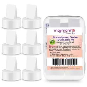 Maymom 6 카운트 덕빌 밸브는 Spectra S1 S2 9 Plus와 호환됩니다 원래 스펙트라 펌프 부품이 아님 교체
