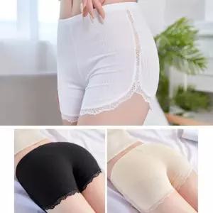 미니스커트 치마 코디 면 스판 시스루 레이스 속바지