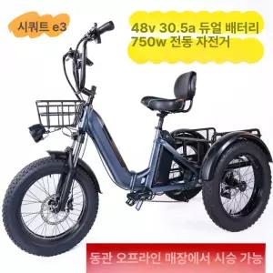 성인 세발 자전거 중년 페달 어르신 바구니 삼발이 어른