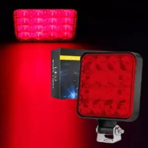12V MINI 16SMD 48와트 LED써치라이트 레드