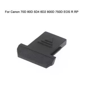 Canon 블랙 핫슈 보호 커버 카메라 70D 80D 5D4 6D2 800D 750D EOS R RP