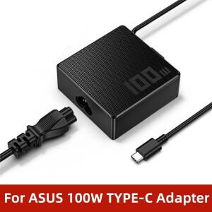 asus 호환 ZenBook 14 UX425QA Rog Flow Z13 X13 GV301 GA401QM 용 100W 20V5A PD TYPE-C 노트북 전원 어댑