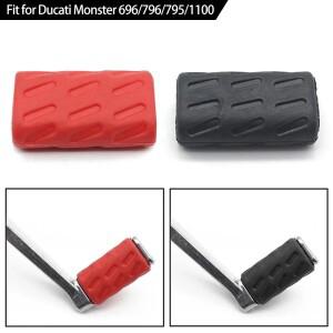 [호환품]Ducati Monster 696/796/795/1100 용 바이크 오토바이 발로 작동하는 기어 시프트 레버 고무 팁 페