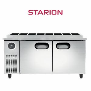스타리온 업소용 김밥(토핑)테이블 냉장고 1500 내부스텐 SR-G15EIEVG/ SR-G15EIEVH