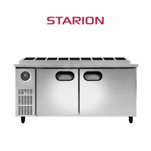 스타리온 업소용 김밥(토핑)테이블 냉장고 1800 내부스텐 SR-G18EIEVG/SR-G18EIEVH