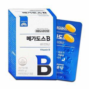 고려은단 메가도스B 850mg 60정x1개 비타민B군 활력 고함량 D