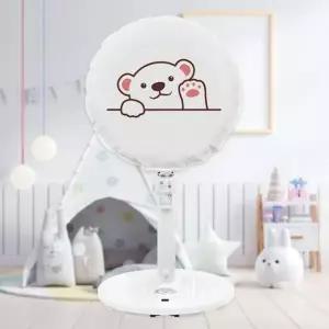 선풍기커버 1+1 안녕북극곰 벽걸이 스텐드 패브릭덮개